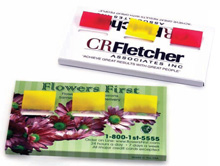 Custom printed sticky flag dispenser